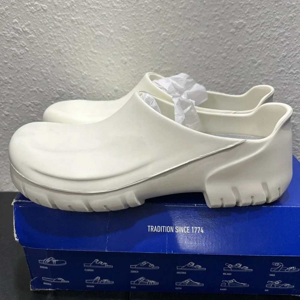 Birkenstock A 640 Polyurethane White EU 44 US M 11 Mens